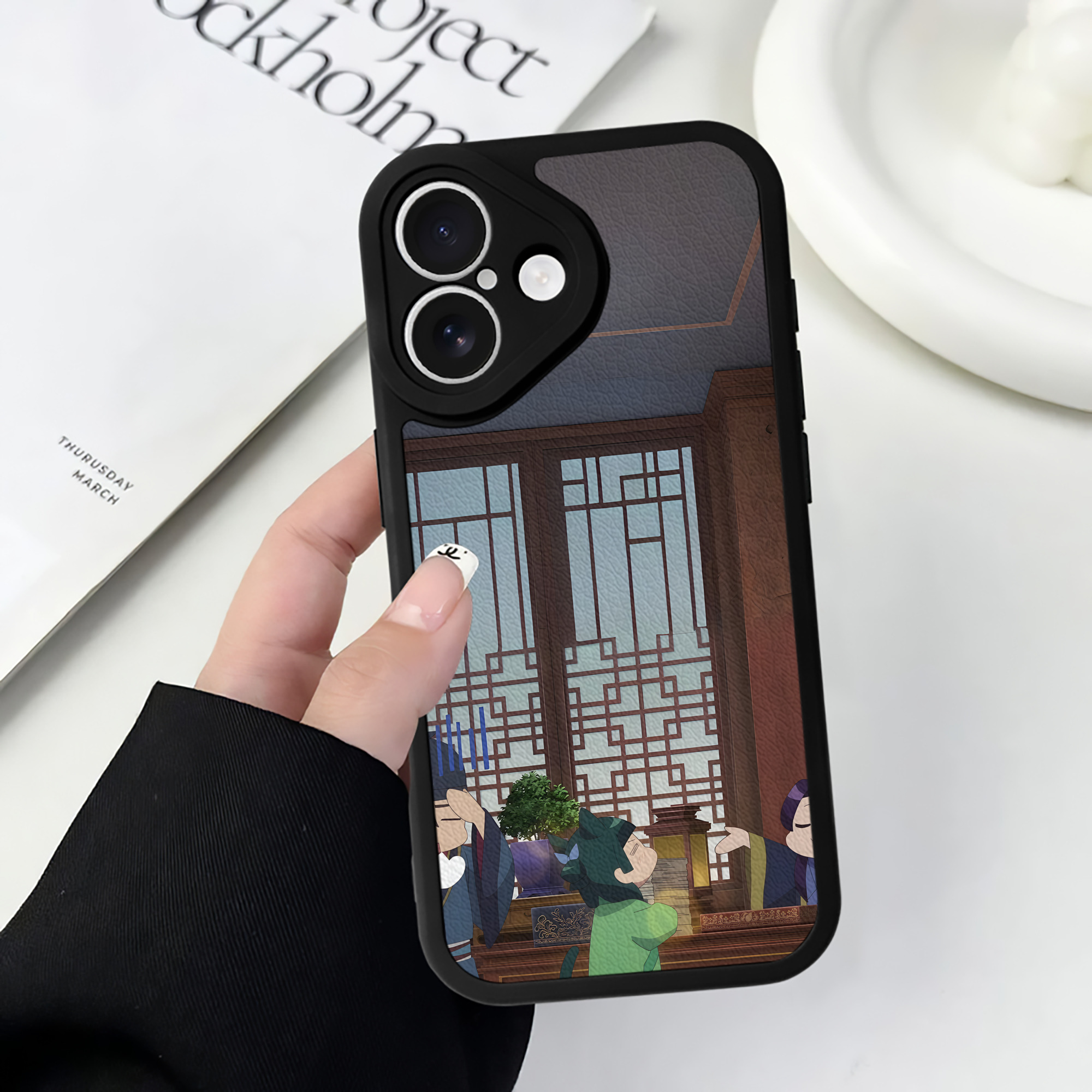 薬屋のひとりごと The Apothecary Diaries 【iPhone 16シリーズ対応】シリコンスマホケース（レザー調） 材質：シリコン